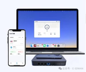 通过公司网络进行使用，只需要在公司的网络路由上安装一个极小的物理设备，就可以让公司的网络具备出海能力；